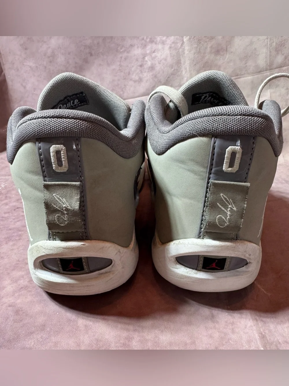 Jordan Tatum 1 Cool Grey Men's Mid Top Basketball Shoes Sz 8.5 Mesh DZ3324-002